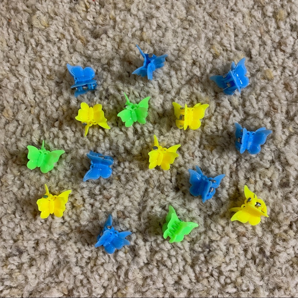 Butterfly Clips multi color Y2K/90’s/00’s style